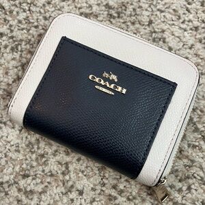 Coach Two-Tone Leather Wallet